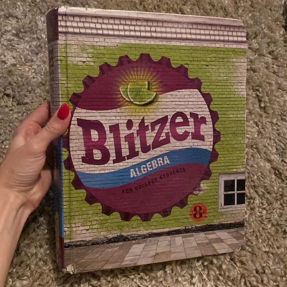 Blitzer Algebra addition 8 book 📕